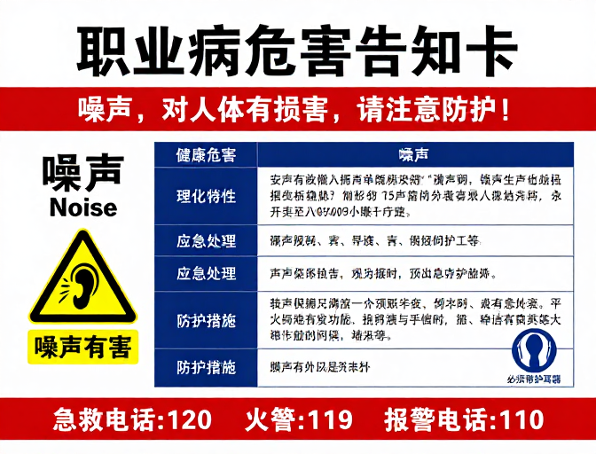 职业病危害警示:噪声防护须知
