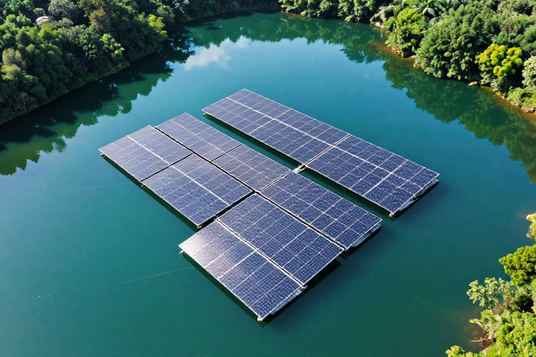 漂浮式太阳能电站：碧湖之上的绿色能源奇观