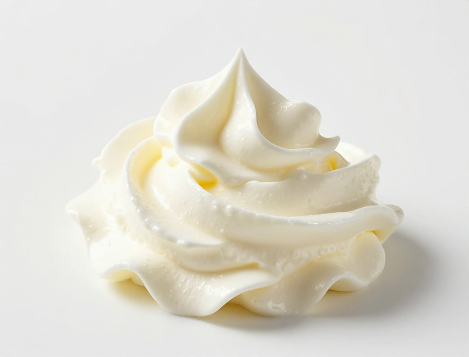 精致鲜奶油旋涡高清摄影图