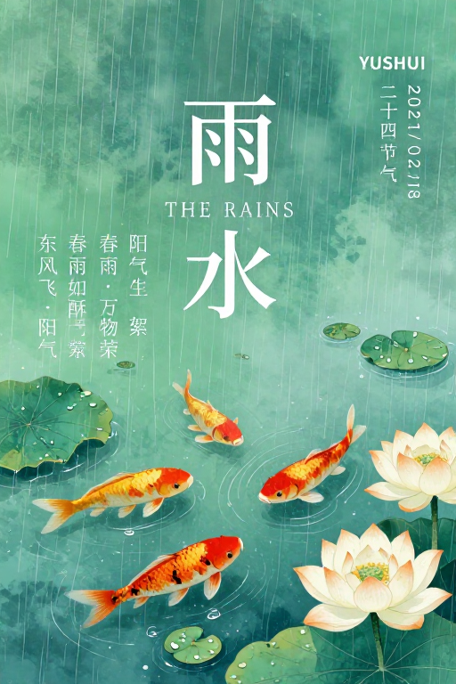 水墨诗意：春雨润泽万物生机