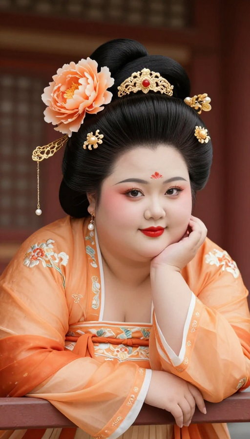 D渲染超现实唐代少女：温婉灵动与精致古风