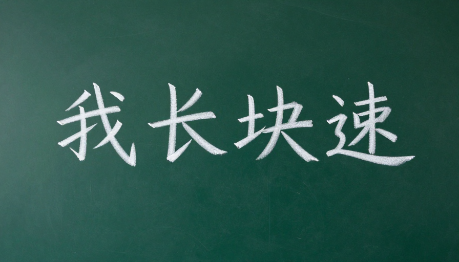 黑板上的粉笔字迹,充满教学氛围与时光印记