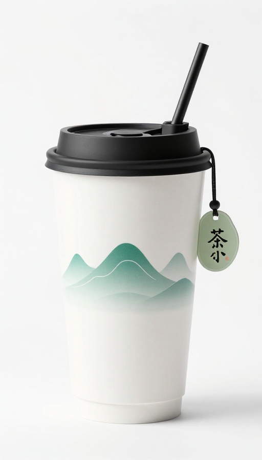 温变油墨杯身遇冷显茶山 扩香石配香氛挂件设计