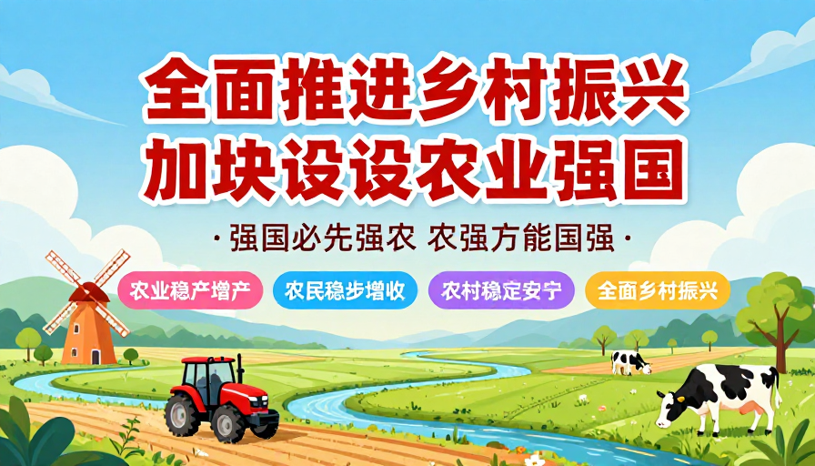 全面推进乡村振兴 建设农业强国