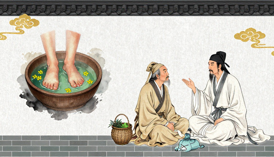 古韵医典:水墨文人雅集与中医养生意境