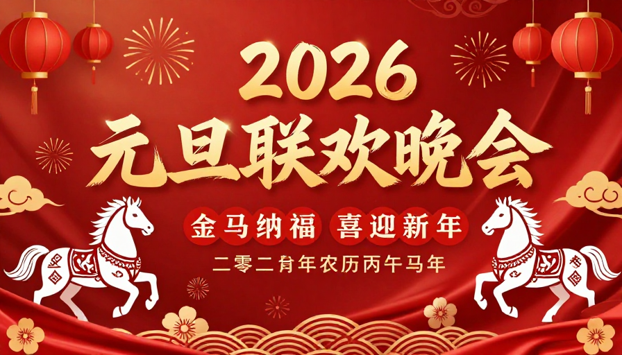 2026元旦晚会:金马纳福喜庆新年庆典