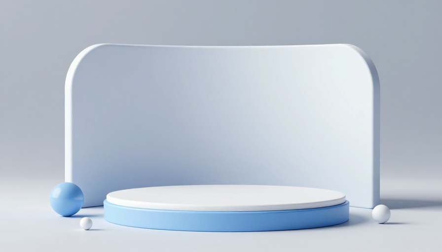 高端电商产品三维展台渲染场景