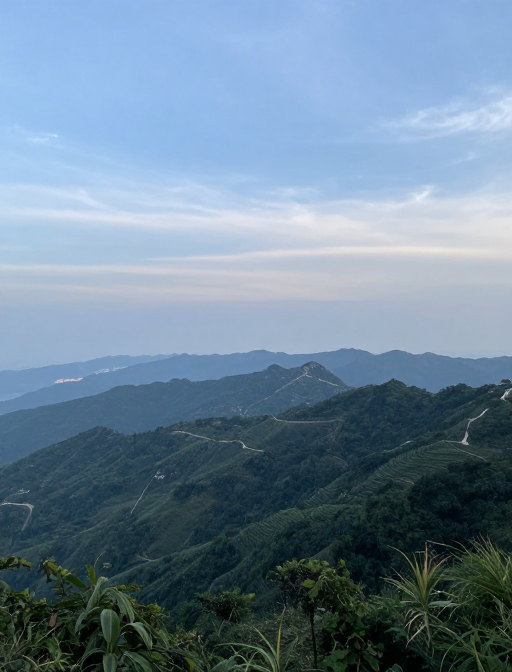 梦幻自然风光：如画的山水画卷