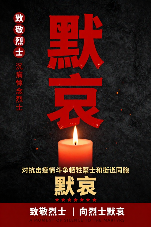 庄重默哀：致敬抗疫牺牲烈士与同胞