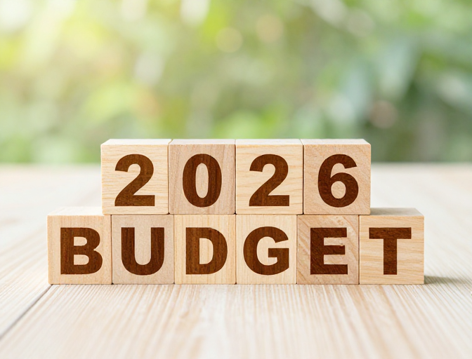 2026年度预算计划：木质积木精准呈现财务规划视觉创意