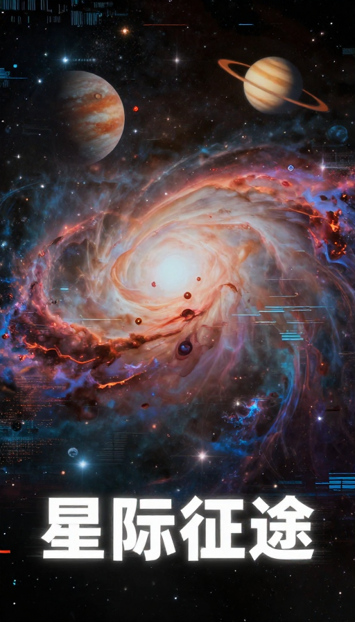 星际征途：数字故障美学重塑航天视觉