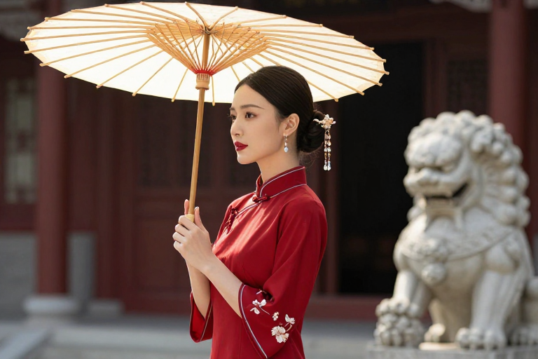 红妆古韵：中式风情人像摄影