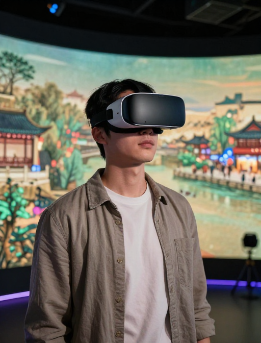 赛博朋克风下的清明上河图 VR 沉浸式体验