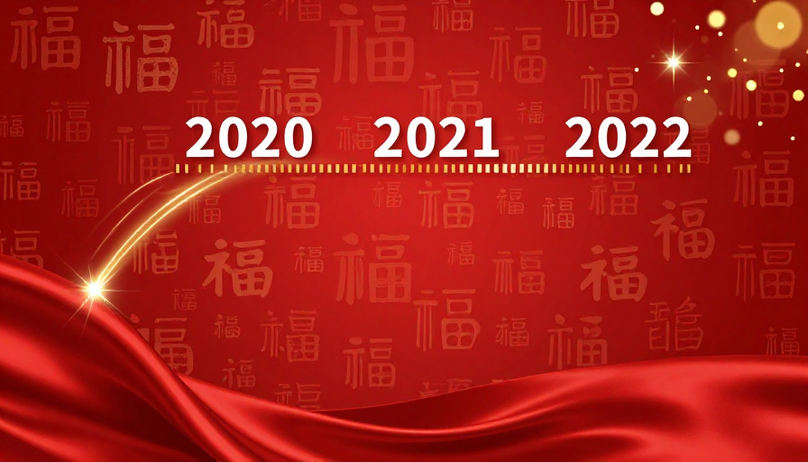 金红融合·福运满盈 新年庆典背景图