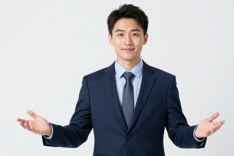 商务精英风范：西装男士专业形象展示