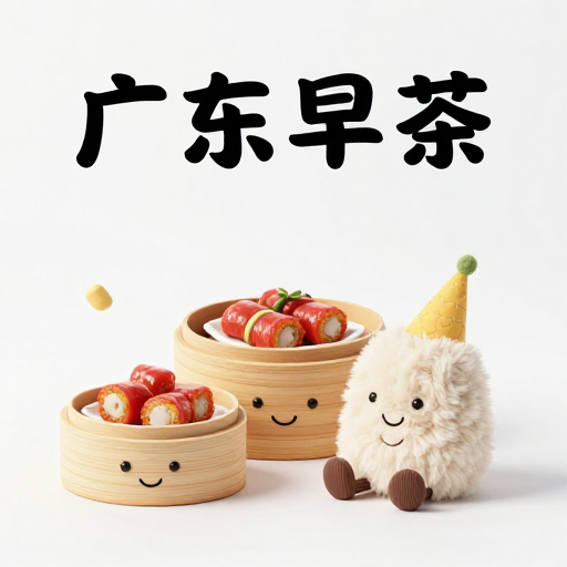 萌趣广东早茶Jellycat玩偶,毛茸茸创意展示