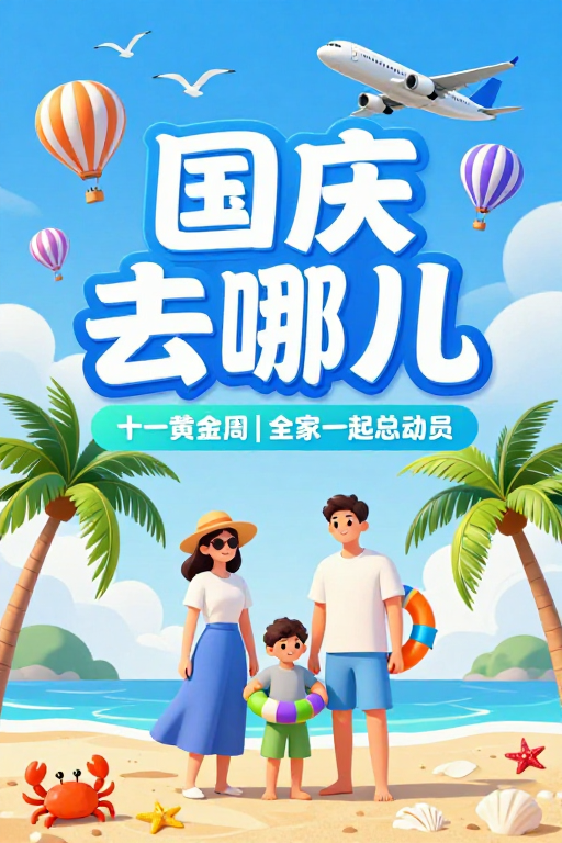 国庆全家游:蓝天碧海间的欢乐时光