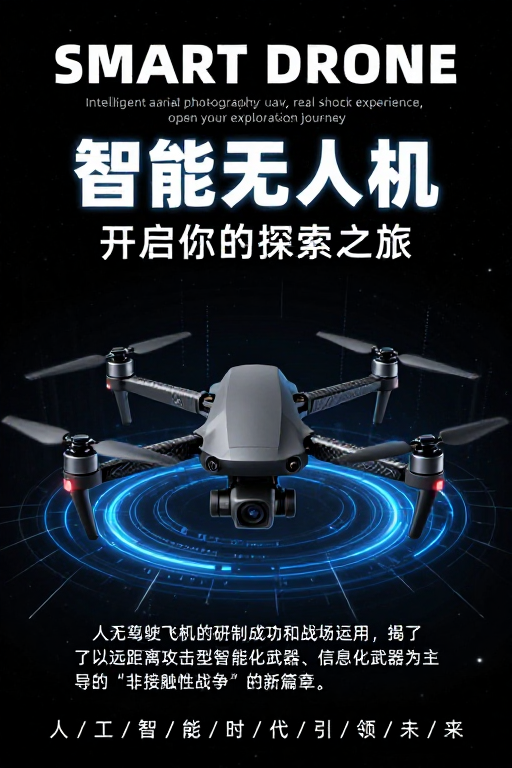 智驭未来：高精度四轴无人机科技震撼展示