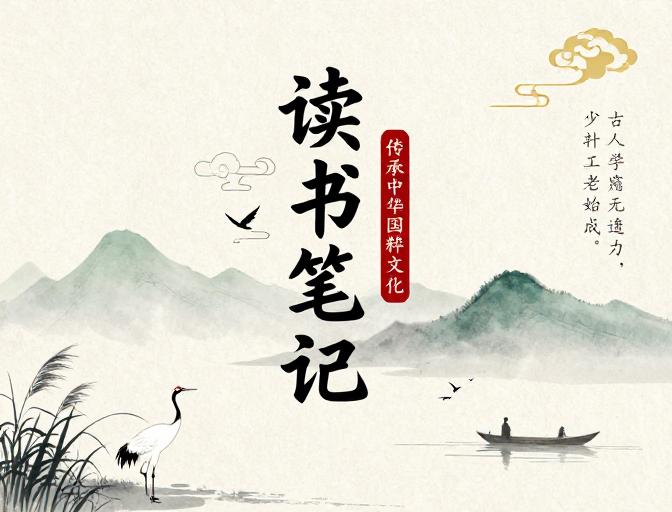 水墨书香：古典笔记美学封面设计