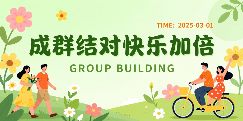 春日生机 团队共绘快乐时光