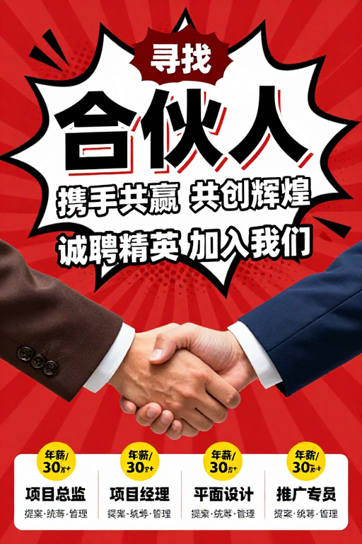 高能商务招聘：携手共创辉煌