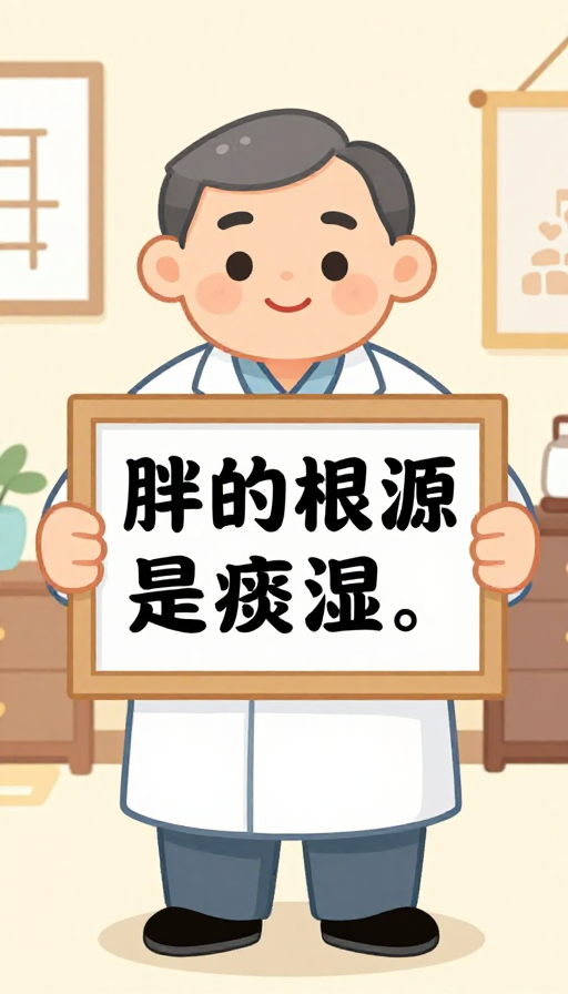 可爱老中医揭秘:脂肪根源竟是痰湿!