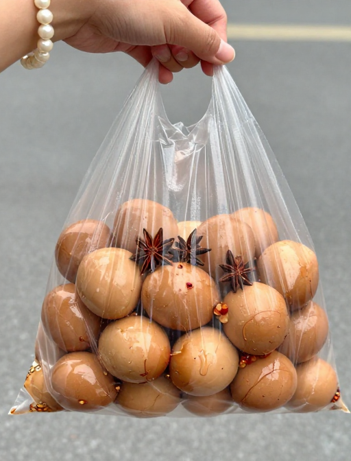 百颗五香卤蛋特写:光泽诱人·实景拍摄