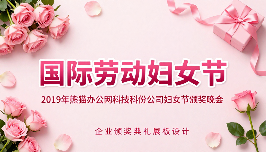 2019妇女节颁奖晚会：粉彩礼赞优雅女性