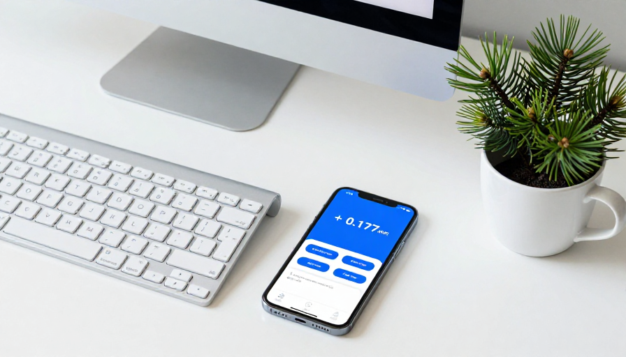 现代办公桌面:科技精准测量与商务美学融合