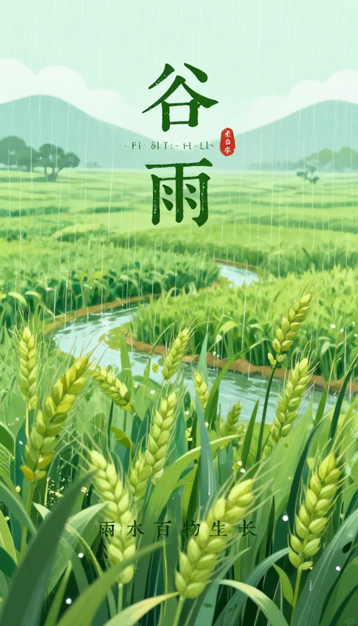 谷雨时节,雨水润泽百谷生长
