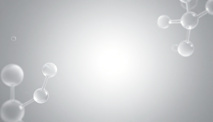 极简科技光晕与分子结构抽象背景