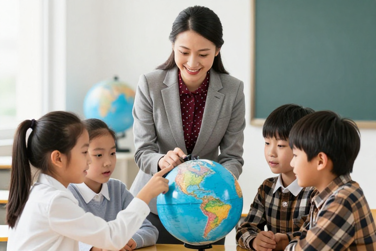 温馨课堂：师生共探地球奥秘