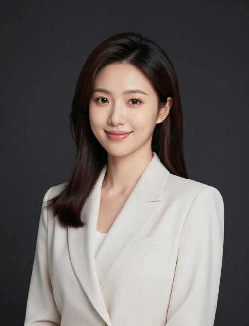 高级知性女性商务形象照：韩式春装全身人像