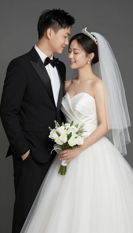 浪漫唯美户外婚礼婚纱摄影作品