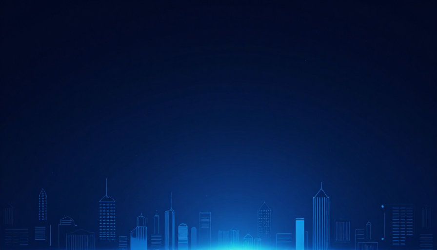 深蓝宇宙渐变未来城市科技感PPT背景