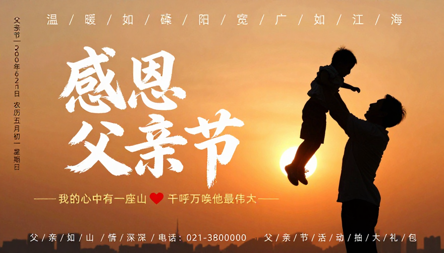 温情父爱·感恩父亲节·如山如海情义长存