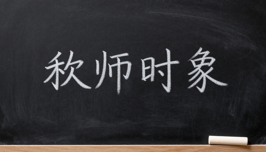 黑板上的粉笔字:传统教育的艺术表达