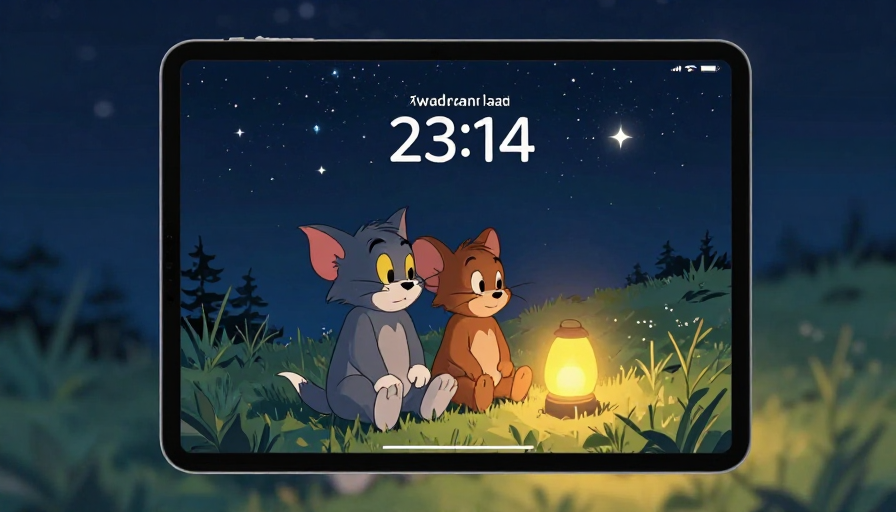 星空下的汤姆与杰瑞：温暖守护的静谧时刻