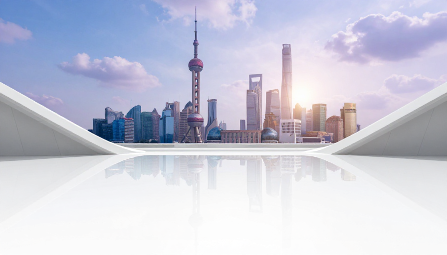 超现实未来城市:上海天际线诗意光影