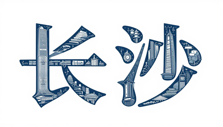 长沙创意粗宋字体：十景融合视觉冲击