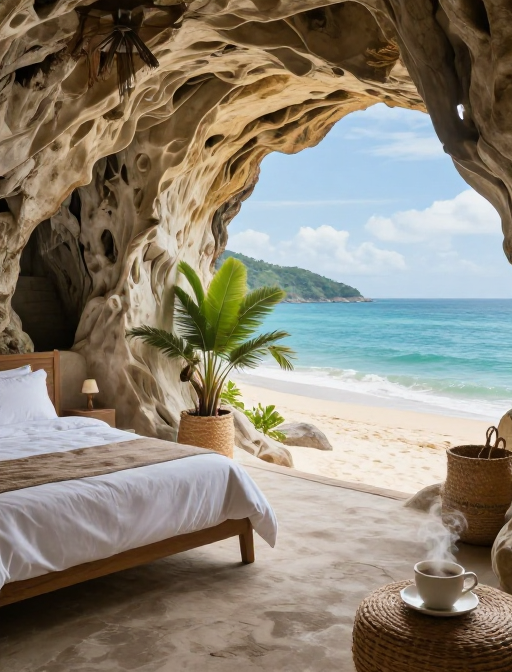 秘境海居：椰香咖啡伴暖光