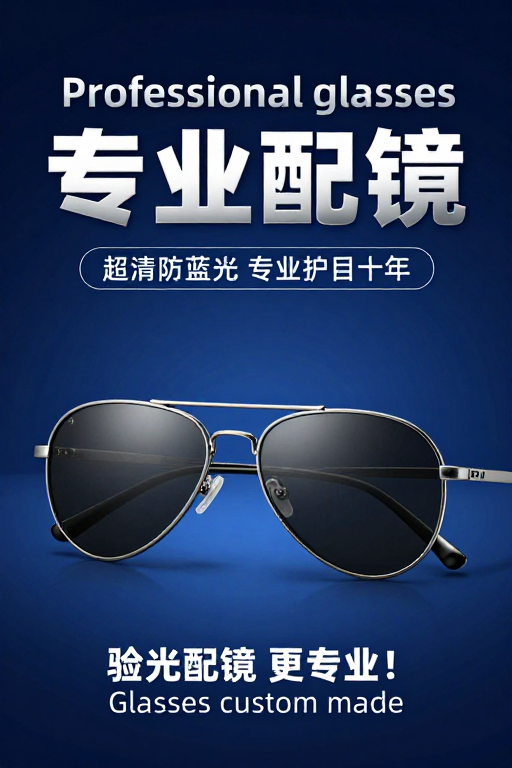 专业配镜·科技护眼 超清防蓝光体验