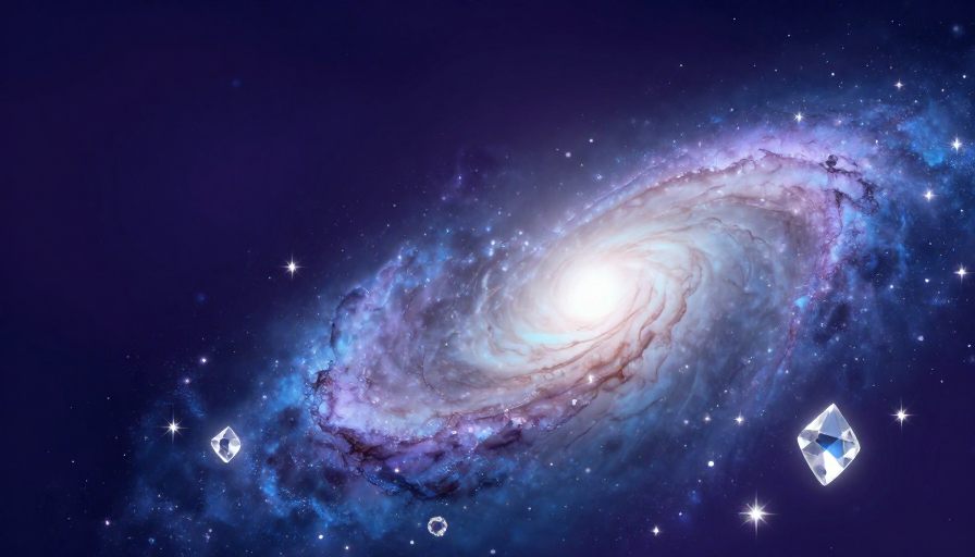 璀璨螺旋星系:梦幻宇宙的科技诗意之美