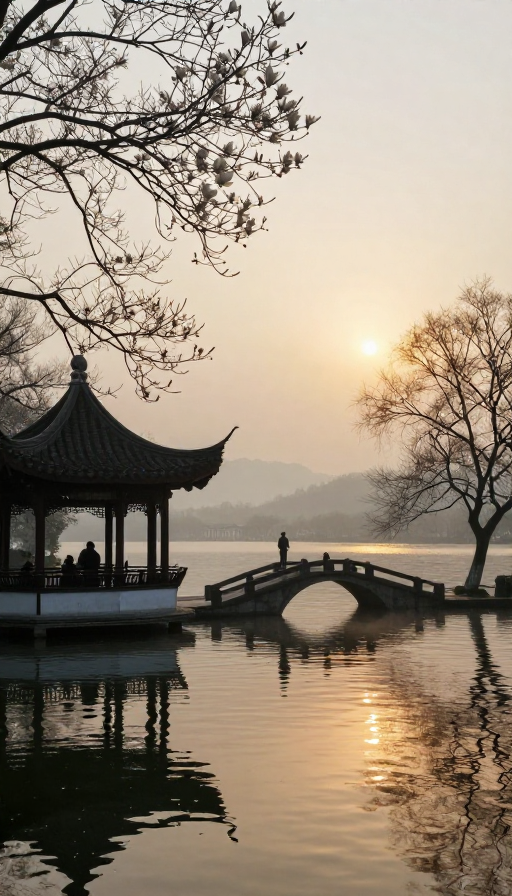 清明水墨:杭州西湖西线秘境晨雾夕照之旅