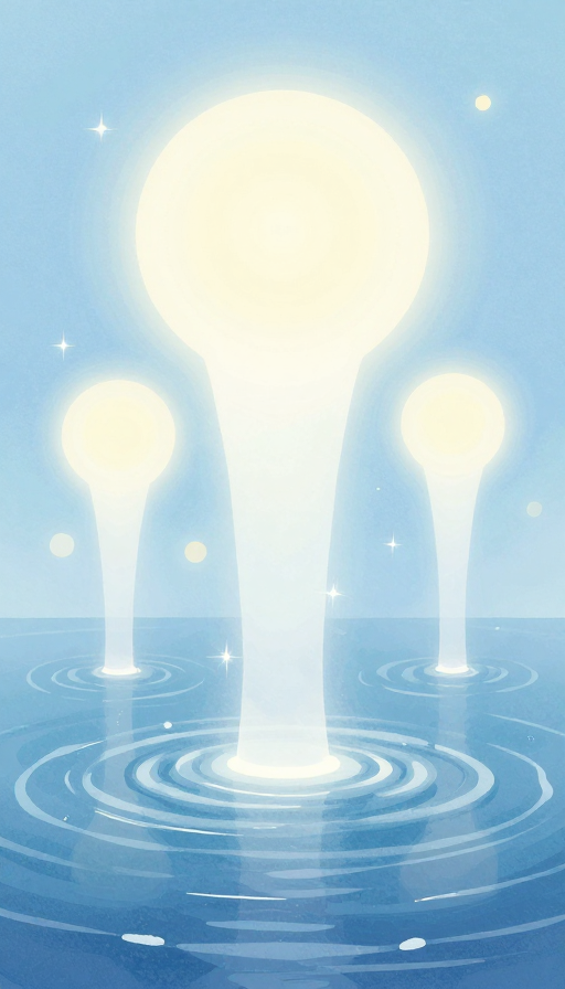 梦幻海上蜃楼：唯美插画中的现实与虚幻交织