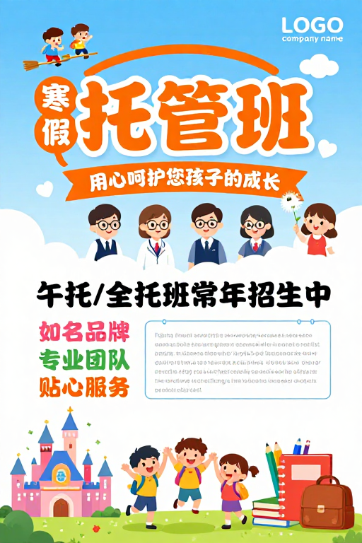 寒假托管班招生：童心伴学 温暖呵护成长
