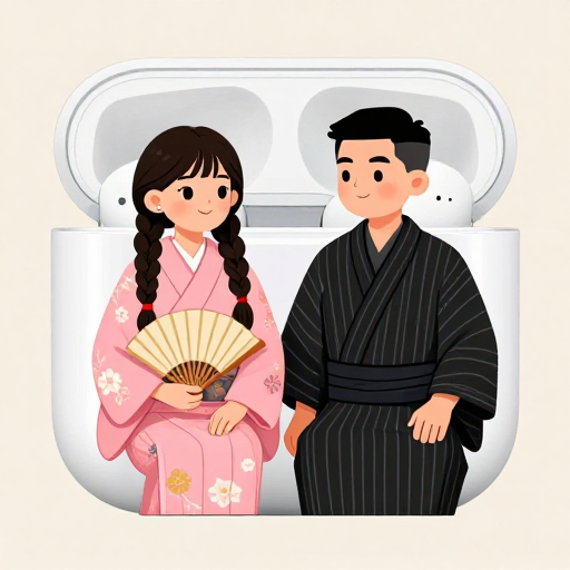 双生萌趣：和风少女与绅士的耳机盒奇遇