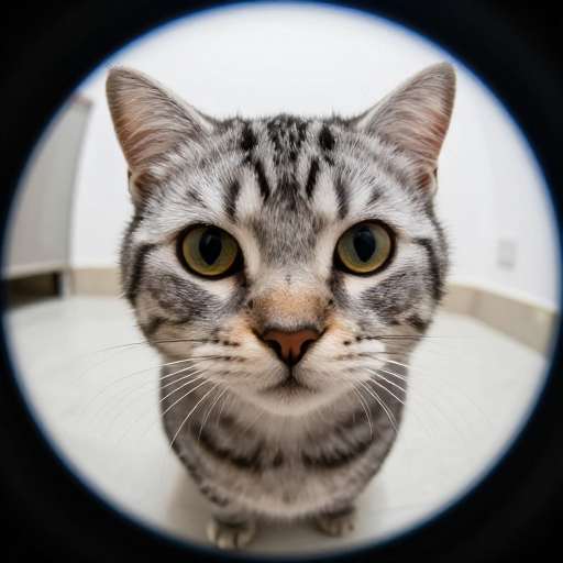 微距捕捉萌态：8K美短猫眼特写