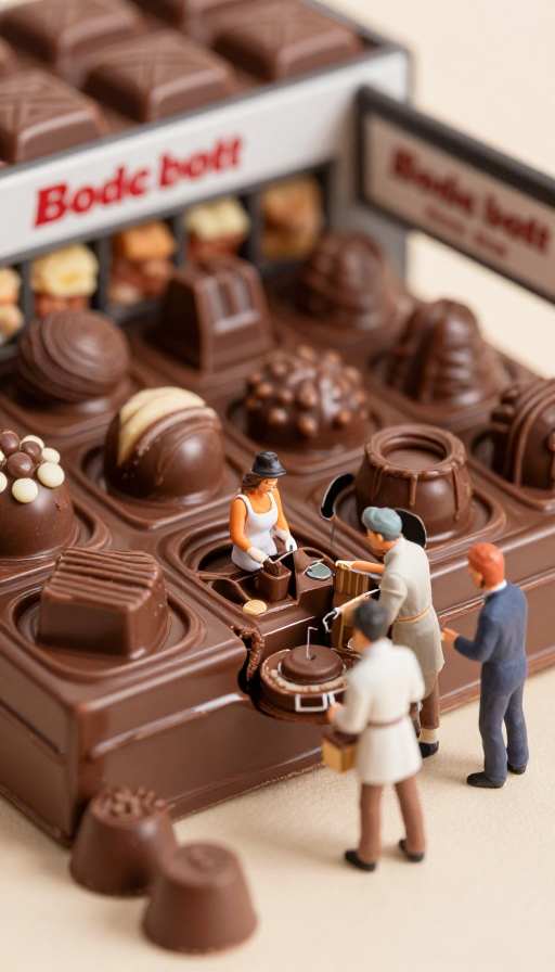 微缩巧克力工坊：精致工艺与甜蜜艺术