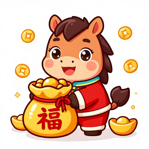 喜羊羊福运来：吉祥卡通马迎新春